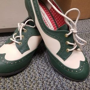 40s inspired retro oxford heels 6.5